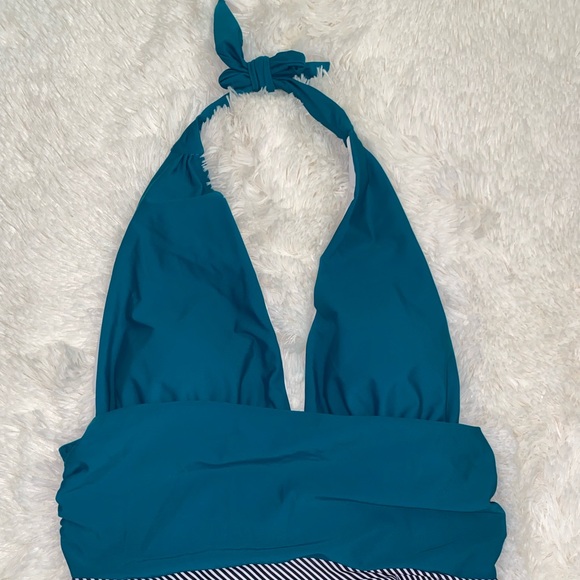 Beachsissi One Piece Swimsuit Halter Deep V Neck Backless Swimsuit Large - Picture 5 of 9